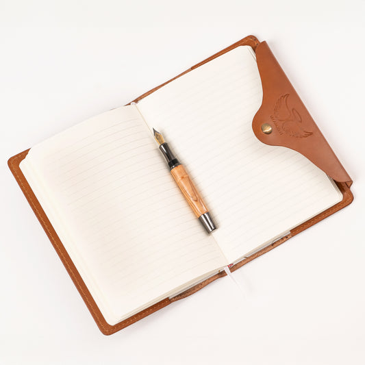 NOTEBOOK JOURNAL A5 WITH LEATHER COVER