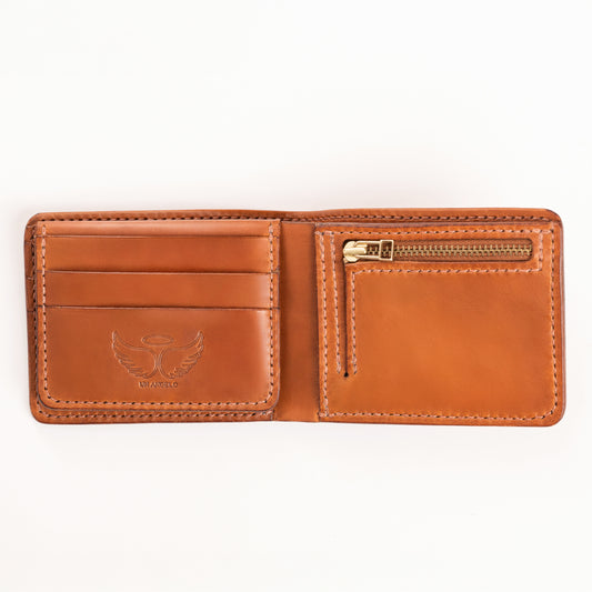 LEATHER WALLET WITH A FLIP UP POCKET FOR MEN