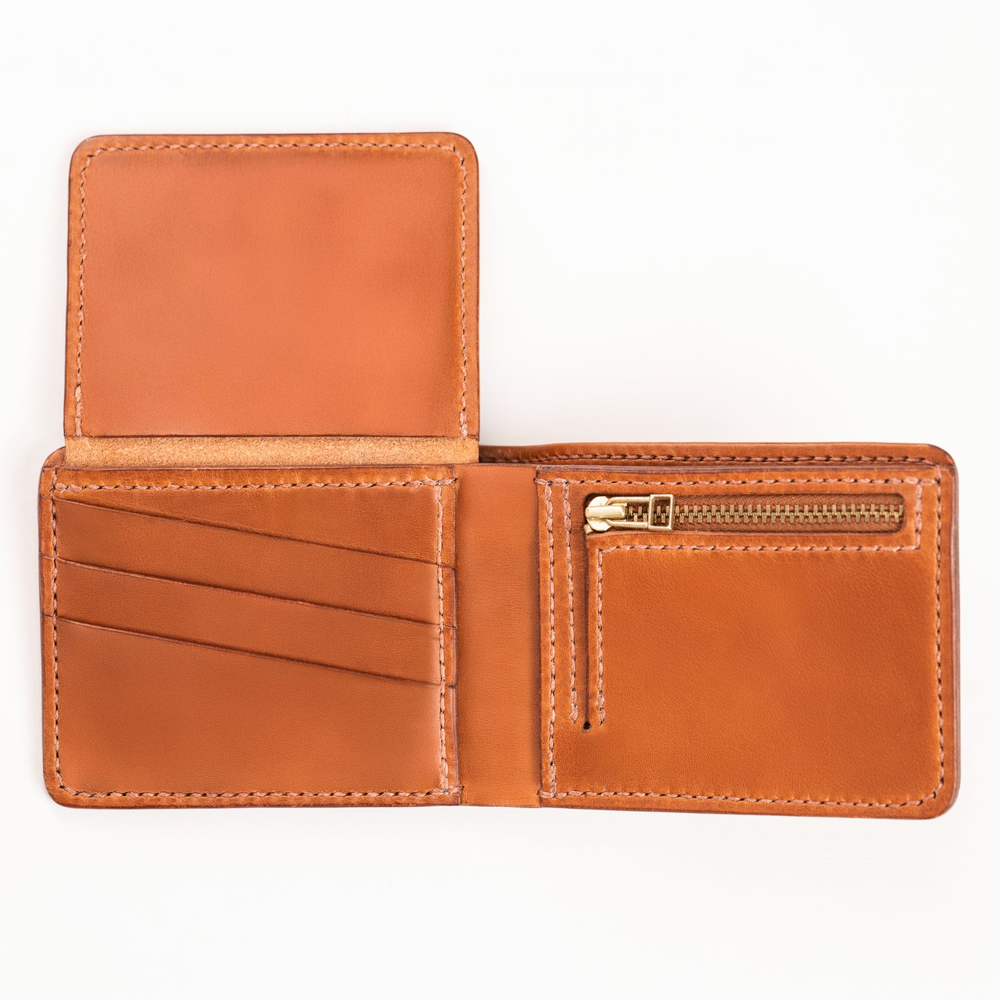 LEATHER WALLET WITH A FLIP UP POCKET FOR MEN