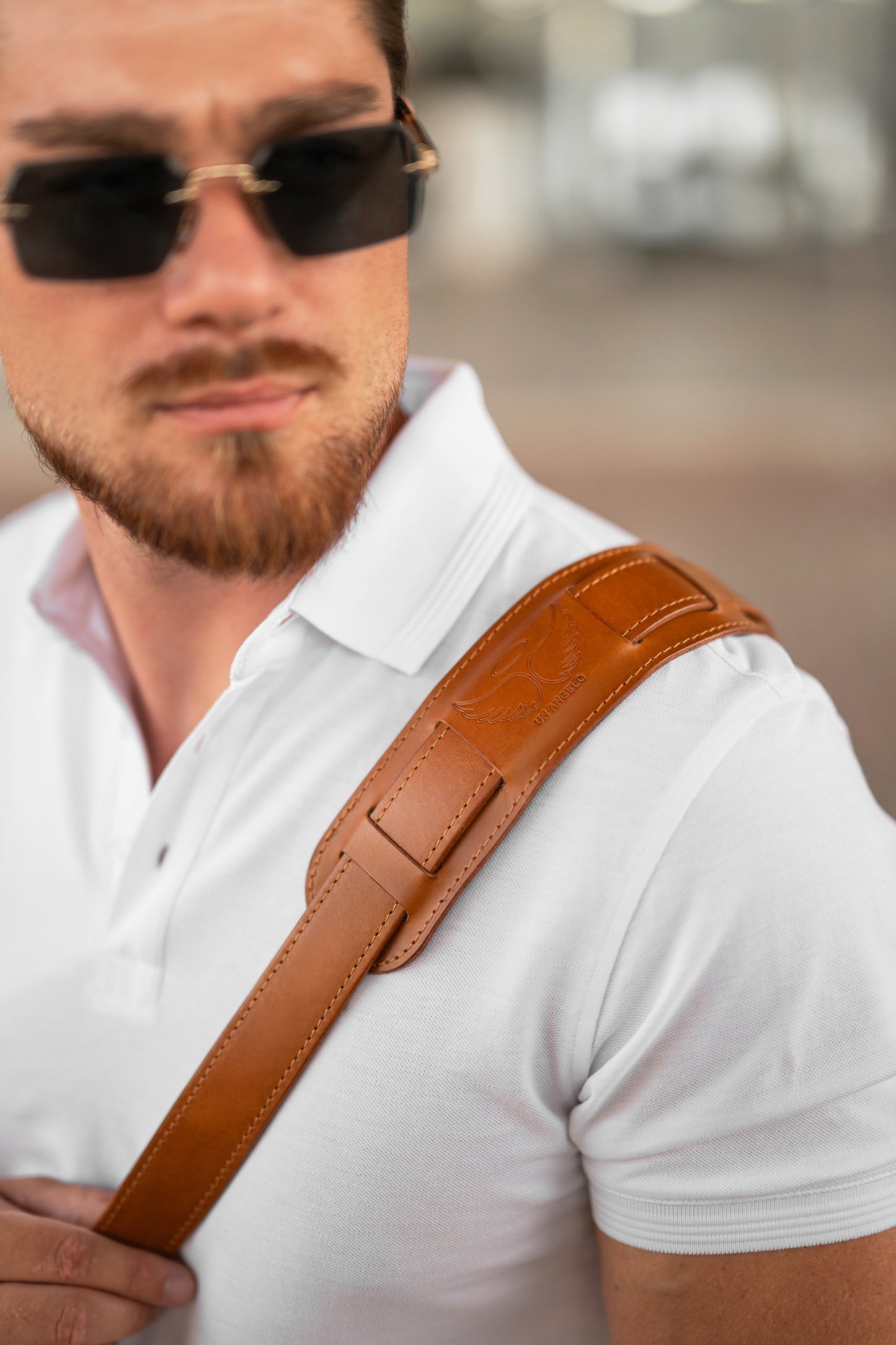 LEATHER CROSS-BODY BAG FOR MEN