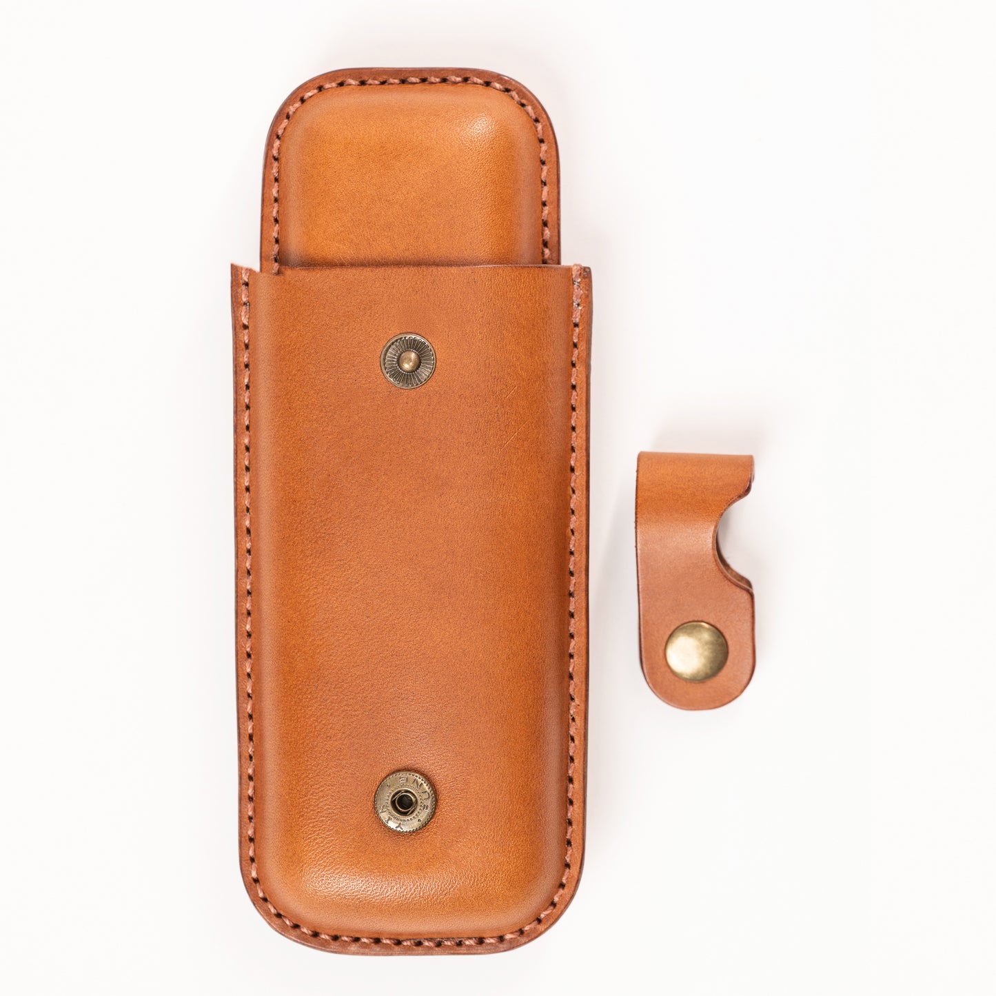 LEATHER CIGAR CASE WITH CIGAR REST