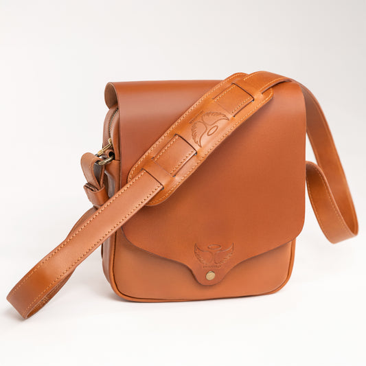 LEATHER CROSS-BODY BAG FOR MEN
